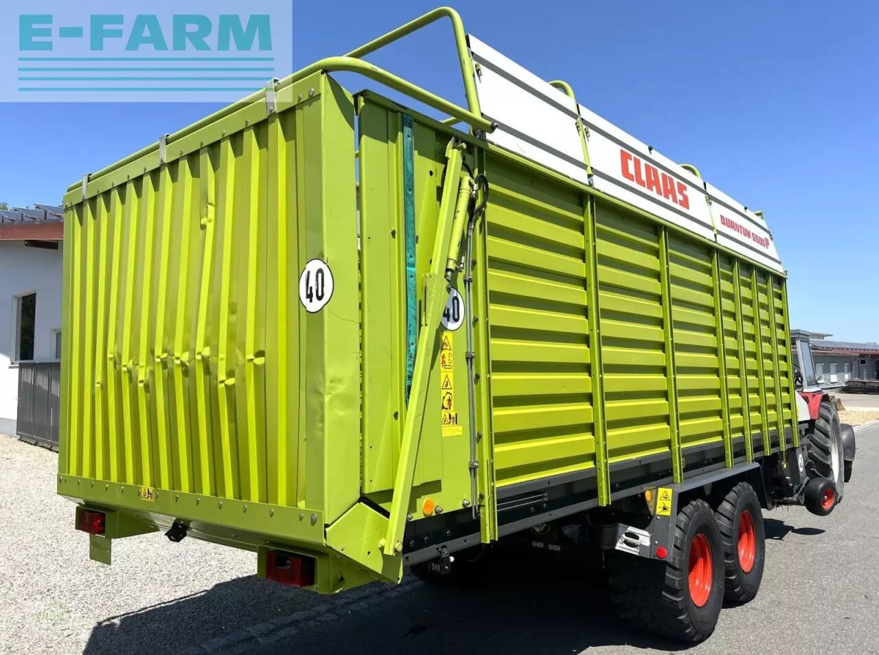 Ladewagen CLAAS quantum 5500 p im guten zustand und mit neuen reifen — Photo 5