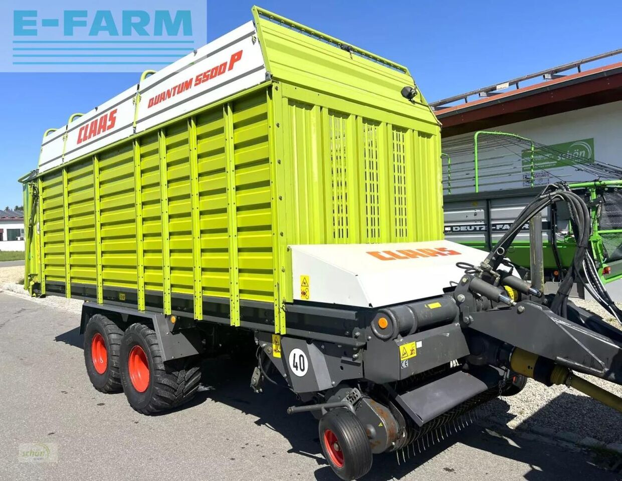 Ladewagen CLAAS quantum 5500 p im guten zustand und mit neuen reifen — Photo 8