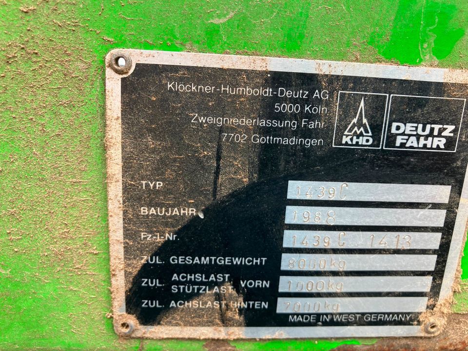 Ladewagen Deutz Fahr Ladewagen FE 6.37 mit Querförderband — Photo 2