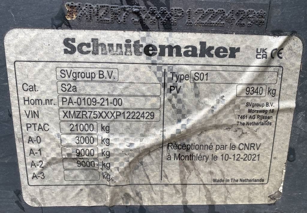 Ladewagen Schuitemaker RAPIDE 75 - 40Km/h endommagée — Photo 3