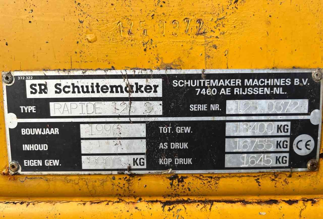 Ladewagen Schuitemaker Rapide 125 S opraapwagen. Weidebouwmachines — Photo 3