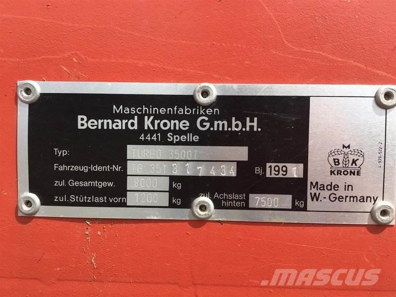 Krone Turbo 3500 Zu Verkaufen - Photo 7